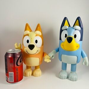 Best Friend Bluey 10" Inch and 9" Tall Bingo Figure Set